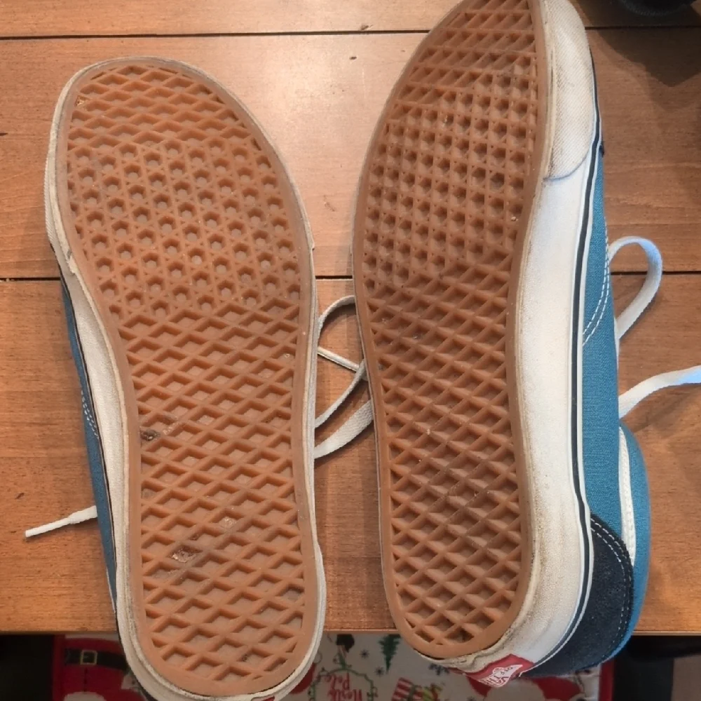 Vans Two-Tone Blue and Black Sneakers